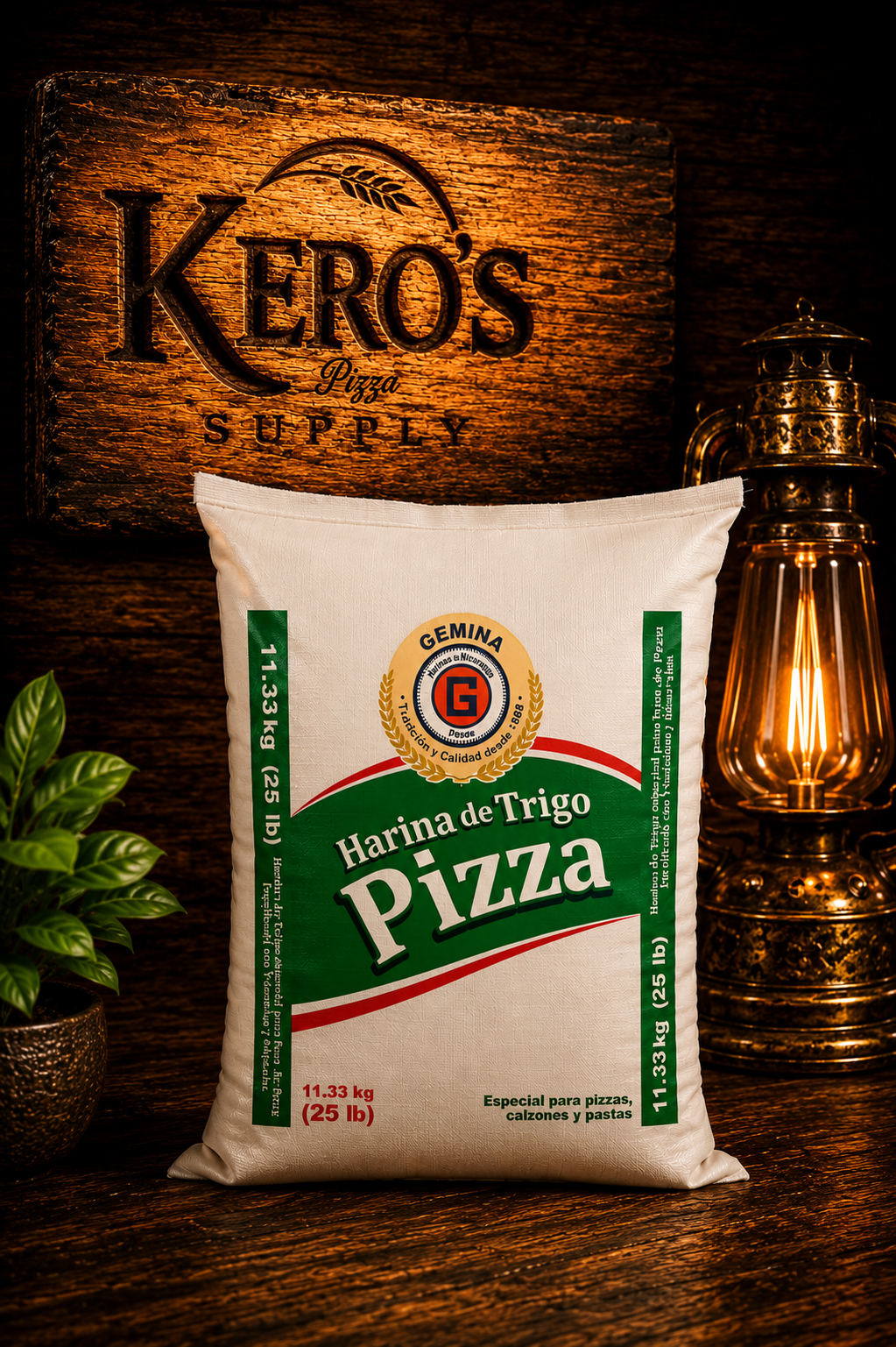 Harina de Trigo Especial para Pizza Gemina (25 Lb) - Imagen Vertical